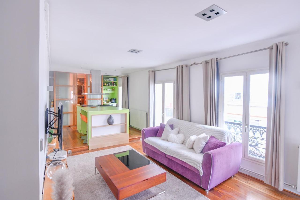 Loft Lumineux Hyper Centre Vincennes Rer A 5 Min - Parking Gratuit Apartman Kültér fotó